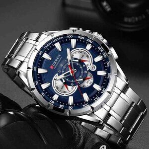 CURREN Stylish Chronograph Stainless Steel‎ Watch for Men